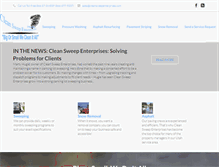 Tablet Screenshot of cleansweepenterprises.com